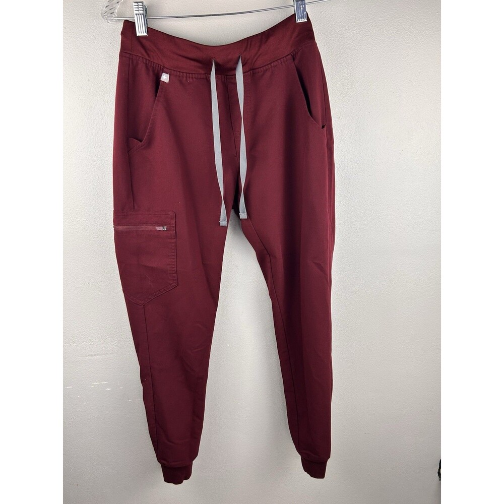 FIGS Zamora Jogger Scrub Pant Technical Collection Size XS Burgundy